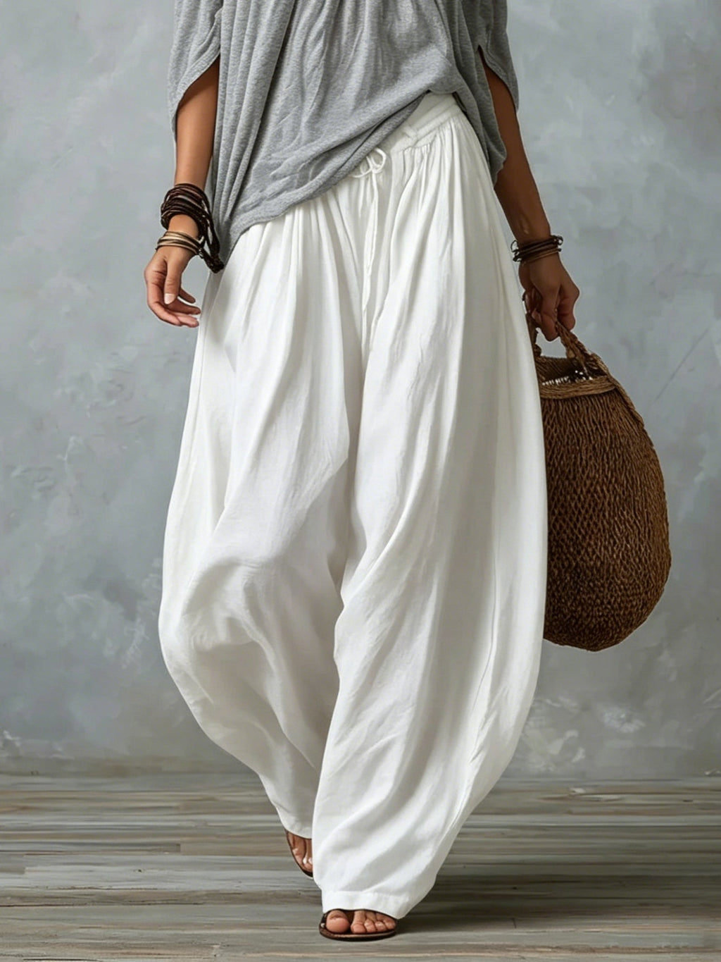 Isabella | Bohemian Flowy Lantern Pants Set