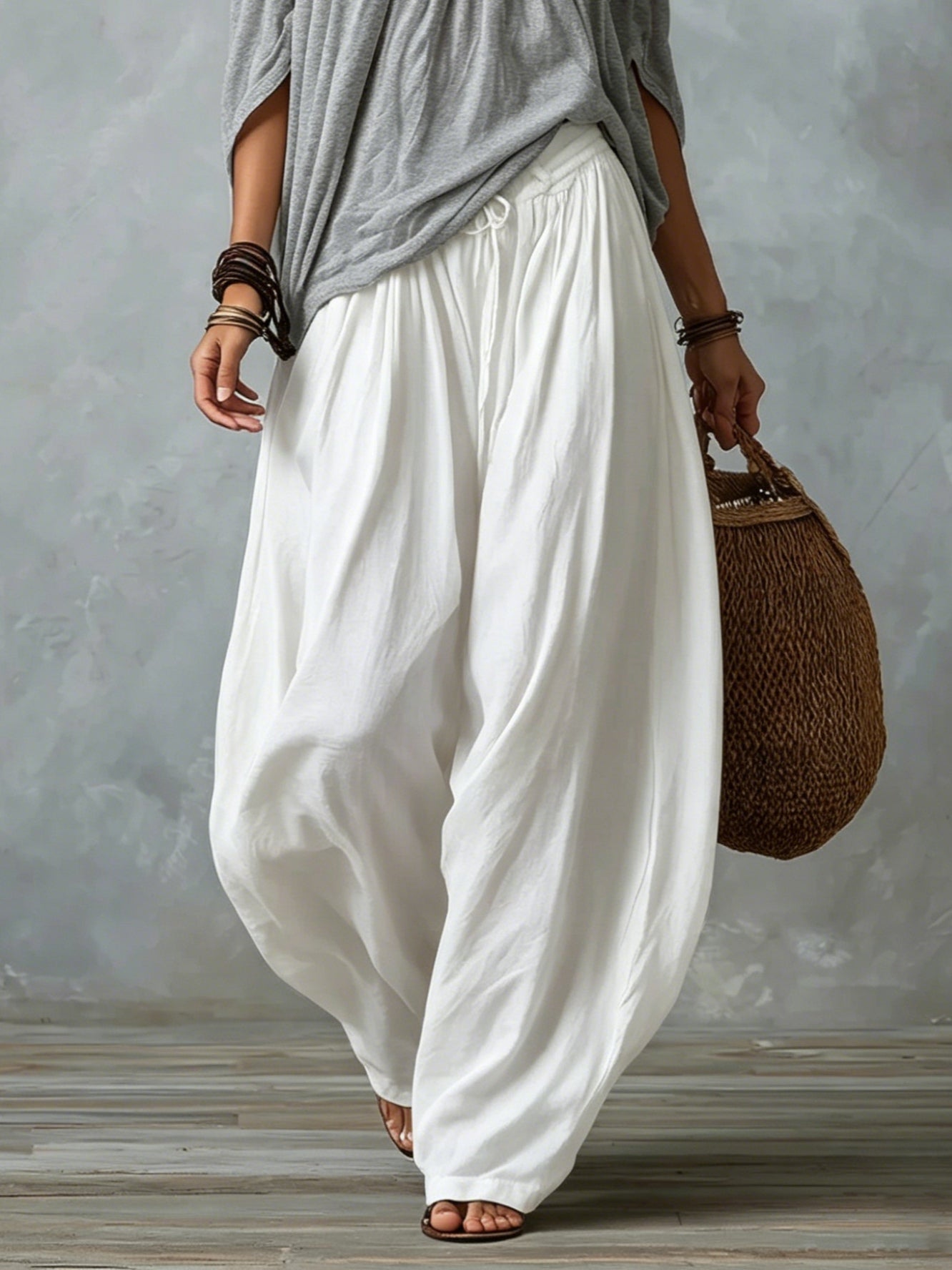 Isabella | Bohemian Flowy Lantern Pants Set