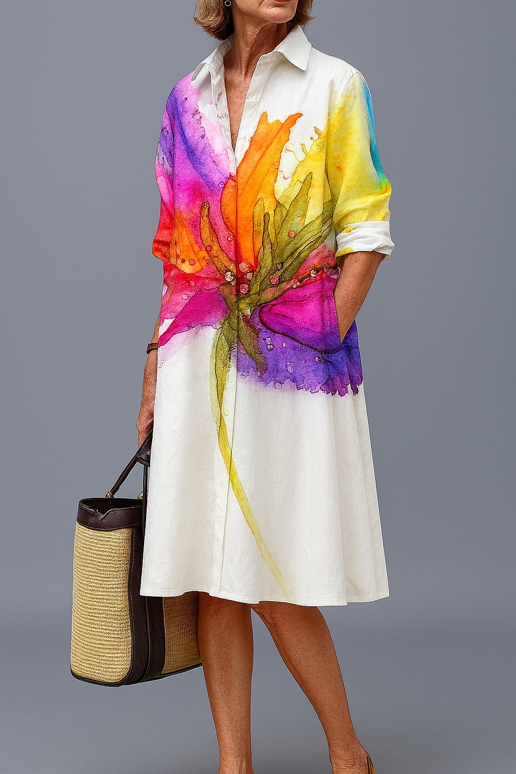 Lydia | Neat and elegant midi dress