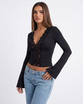 AMARA | Long Sleeve Lace Muse Top
